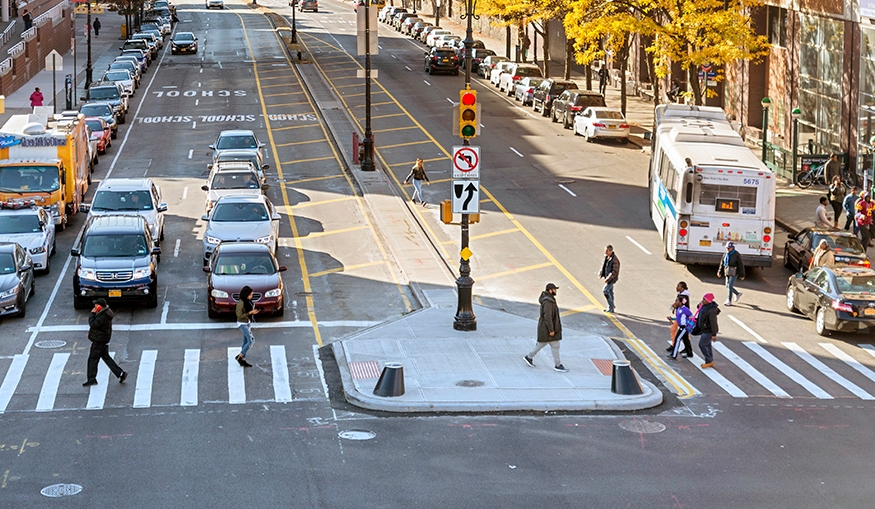 Lane narrowing and lane removal