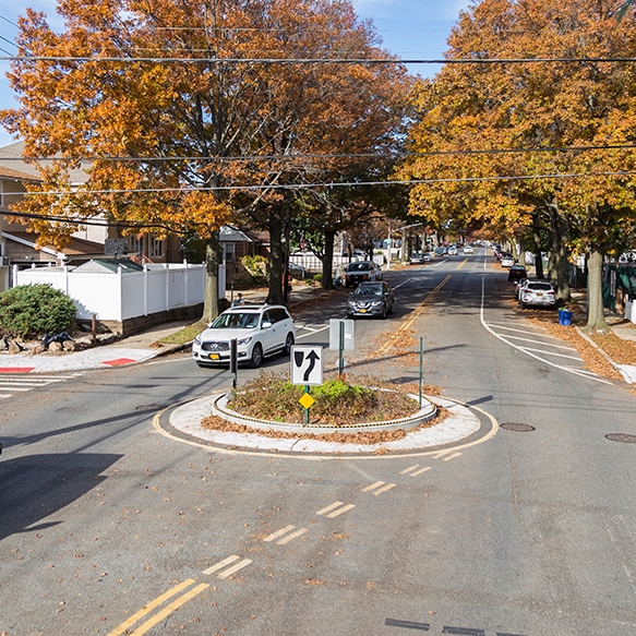 Neighborhood traffic circle