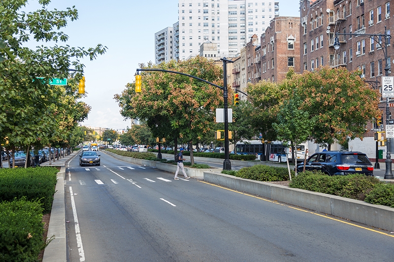 Raised Median